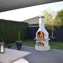 Buschbeck Base Extension with 3 in 1 outdoor firplace