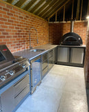 Pizza Ovens R Us Alfa Brio Hybrid Gas /Wood Fired Pizza Oven
