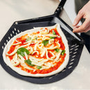 Gozney Balance Placement Peel 14inch with pizza on top