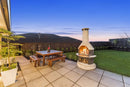 Buschbeck Rondo Outdoor Pizza outside with backyard 