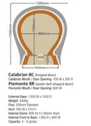 Piemonte / Calabrian DIY Wood Fired Pizza Oven Kits