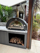 Pizza Ovens R Us CLEMENTI LARGE SIZE 80 Stainless Steel Portable Oven Italian Made