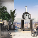 Fontana Maestro 40 Gas Pizza Oven with High Building view