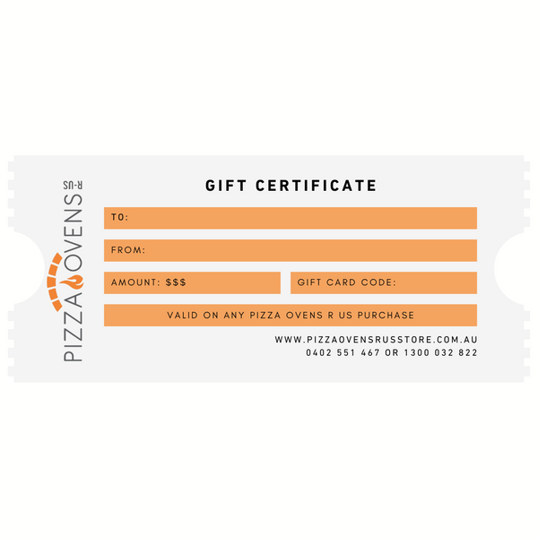 Pizza Ovens R Us Gift Card