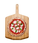 Ooni 12" Bamboo Pizza Peel with pizza