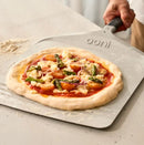 Ooni 12" Compact Pizza Peel with pizza on top