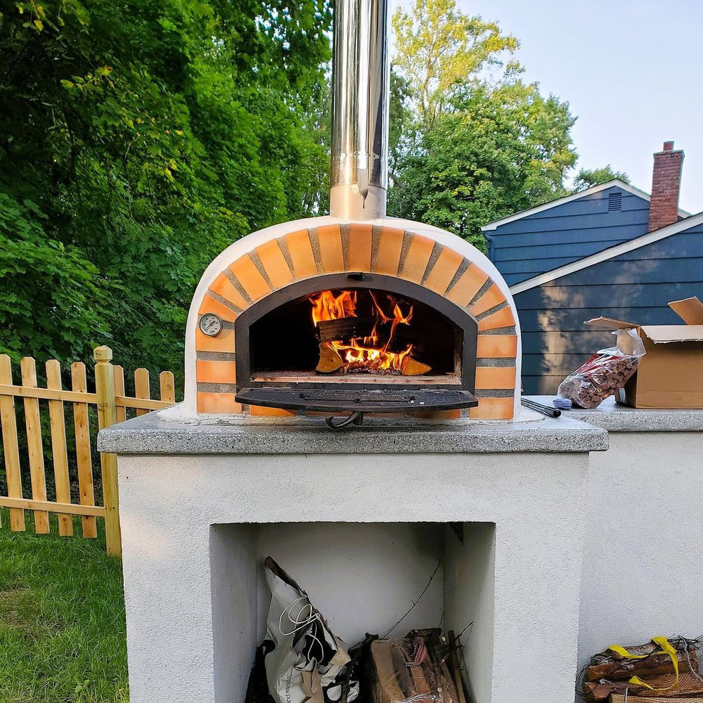Fireplace Gas Fired Brick Pizza Oven Portuguese Made Pizzaioli