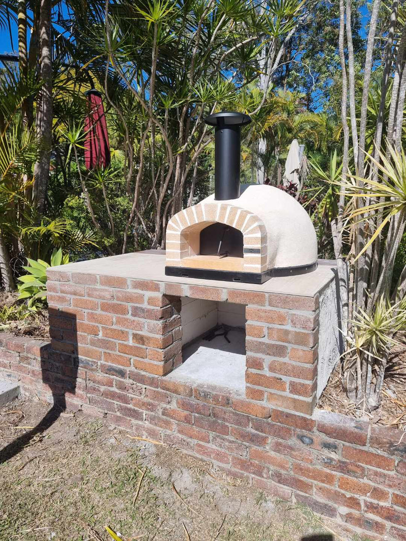 Pizza Oven Building A Cmu Wall Cinder Block Build An Outdoor Pizza