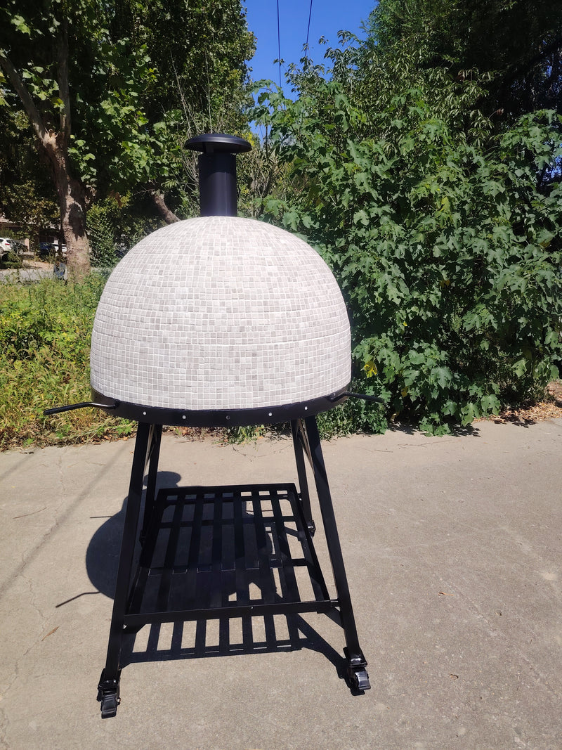 RUS-70 Tiled Wood Fired Pizza Oven