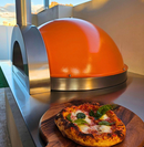 ZRW-1200 Refractory Electric Pizza Oven with pizza on the side