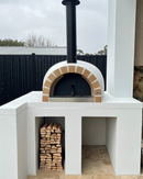 RUS-90 Amigo Wood Fired Pizza Oven (Brick Arch)