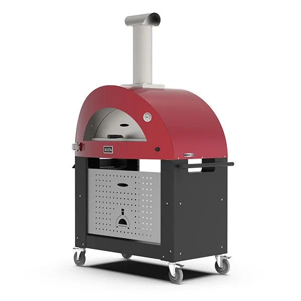 Alfa Moderno 3 Pizze Hybrid Gas/Wood Pizza Oven