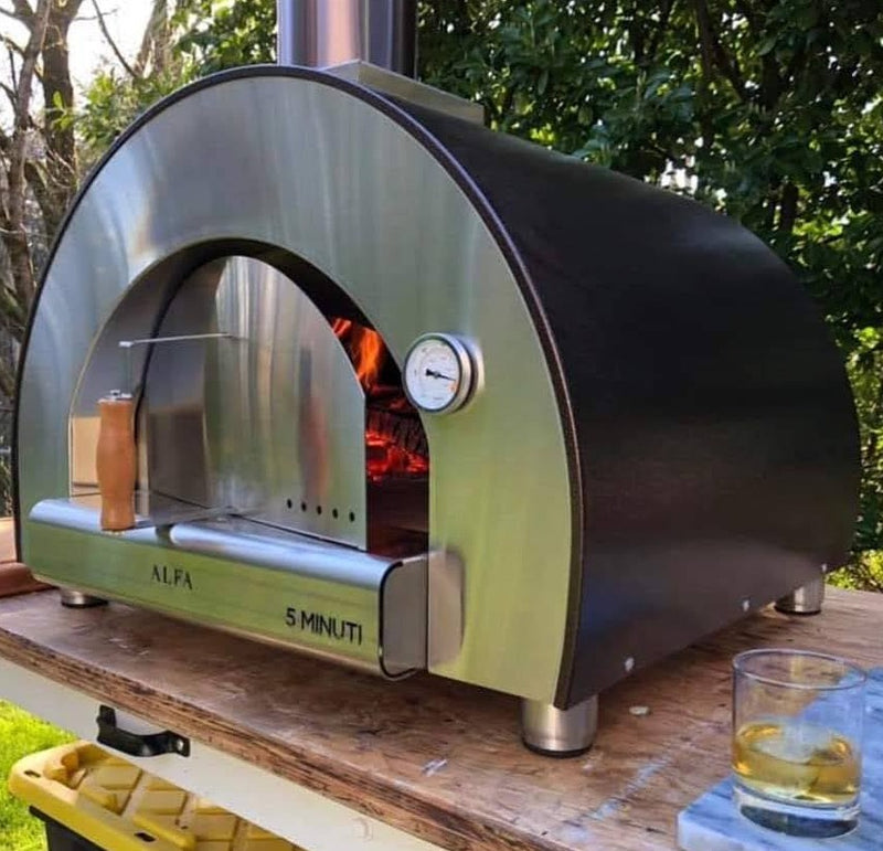 Pizza Ovens R Us Alfa 5 Minuti Stainless Steel Benchtop Oven Italian Made