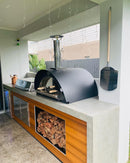 Pizza Ovens R Us CLEMENTI LARGE SIZE 80 Stainless Steel Benchtop Oven Italian Made