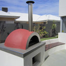 Pizza Ovens R Us Zesti Z1100 DIY Kit Rendered Wood Fired Pizza Oven Australian Made