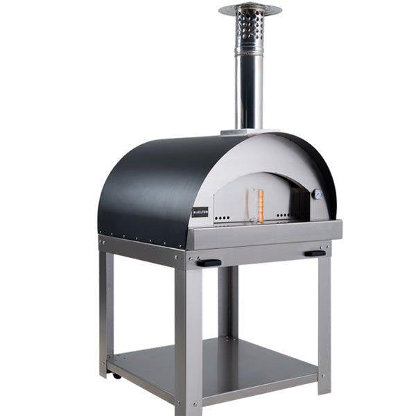 Pizza Ovens R Us Euro 60 Wood Fired Pizza Oven Stainless Steel Portable Italian Made