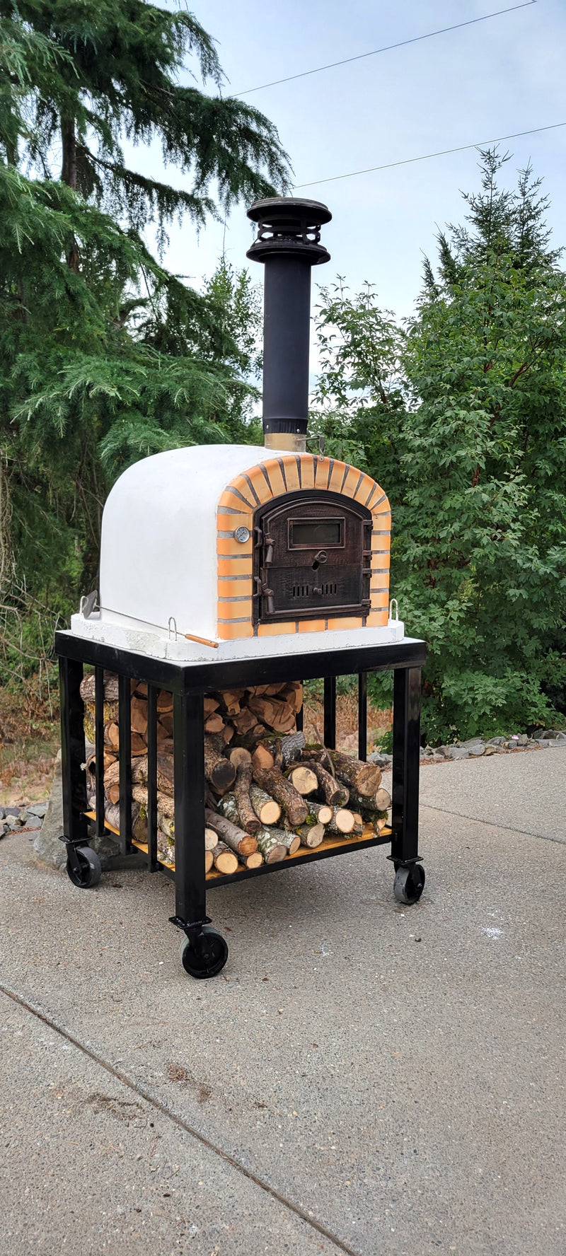 Old Stone Baked Pizza Van Flame King Outdoor Portable 14-inch