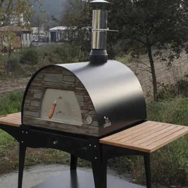 Portuguese Made Maximus Arena Stainless Steel Wood Fired Pizza Oven