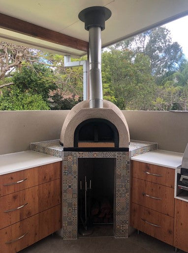 Pizza Ovens R Us Ready Made RUS-70 (Plain Arch) Benchtop Wood Fired Oven