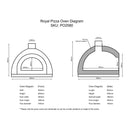 Pizza Ovens R Us Royal R-US Lite Ready Made Stand Oven Portuguese Made