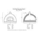 Royal Max Wood Fired Pizza Oven R US Xclusive Decor