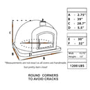 Lisboa Stone Arch Premium Pizza Oven Pizza Ovens R Us